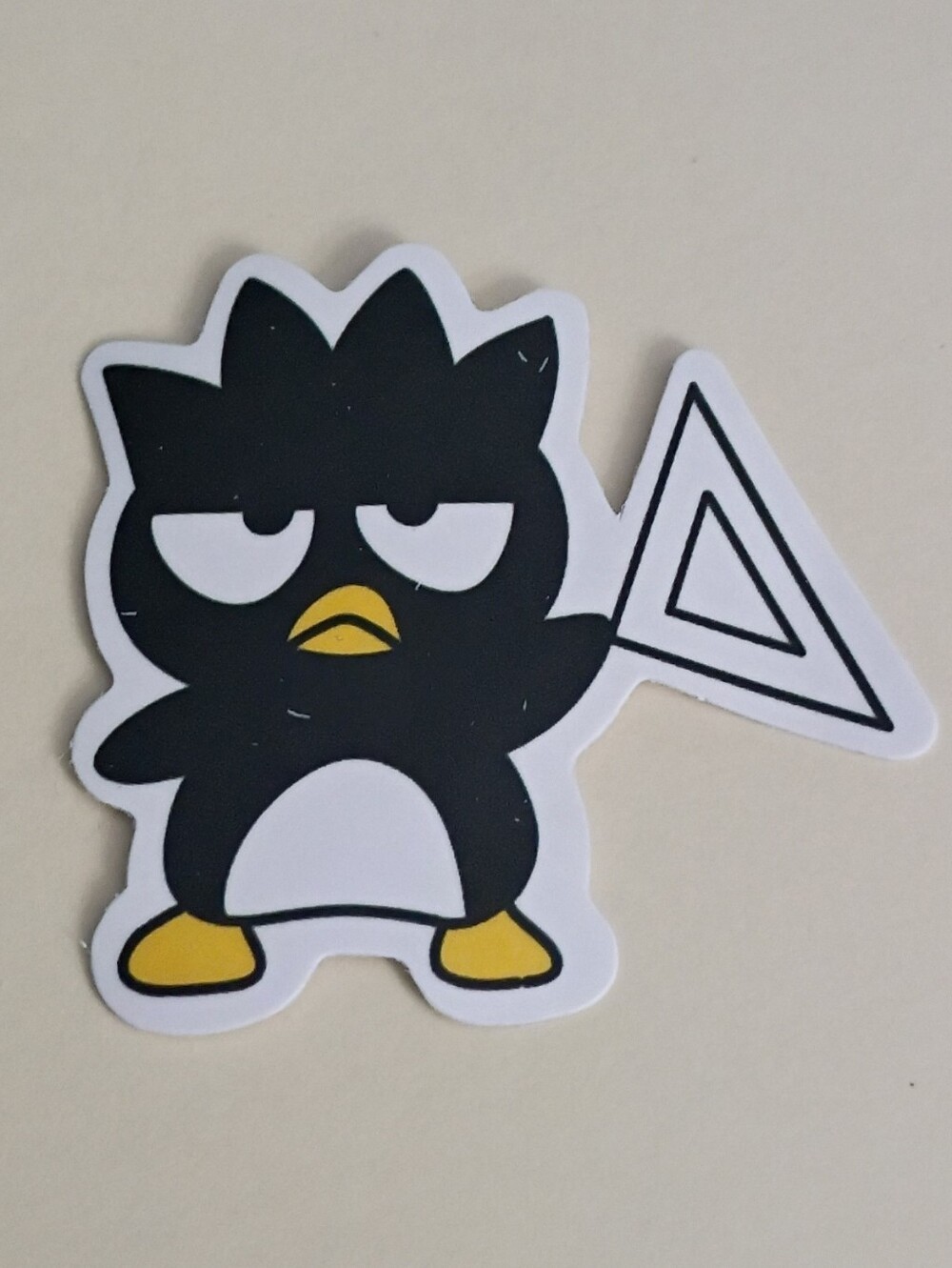 10/$10 Stickers - Badtz-Maru Holding Math Ruler Sanrio HK Friends